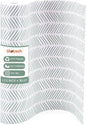Glotoch Shelf Liner for Kitchen Cabinets Non Adhesive, 12" x20FT(240 Inch) Non Slip Drawer Liners, Waterproof Shelf Paper Closet Liners for Refrigerator Gray - 7DAY'S
