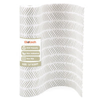 Glotoch Shelf Liner for Kitchen Cabinets Non Adhesive, 12" x20FT(240 Inch) Non Slip Drawer Liners, Waterproof Shelf Paper Closet Liners for Refrigerator Gray - 7DAY'S