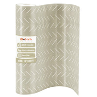 Glotoch Shelf Liner for Kitchen Cabinets Non Adhesive, 12" x20FT(240 Inch) Non Slip Drawer Liners, Waterproof Shelf Paper Closet Liners for Refrigerator Gray - 7DAY'S