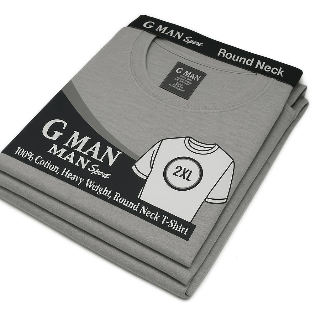 Gman T-Shirt Round Neck/V - Neck for Man (3 - Pack) - 7DAY'S