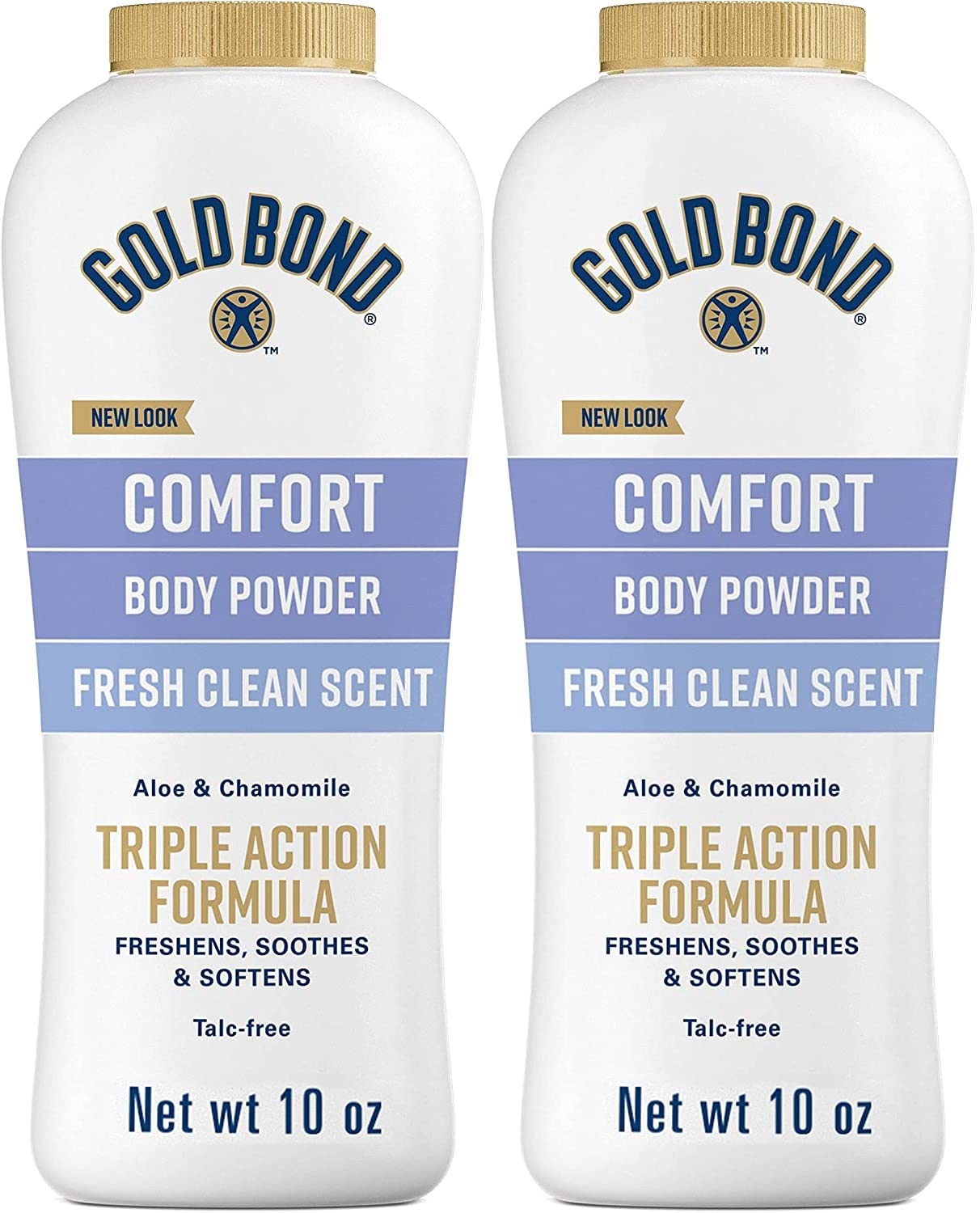 Gold Bond Comfort Body Powder, 10 oz., Talc - Free, Fresh Clean Scent With Aloe & Chamomile - 7DAY'S