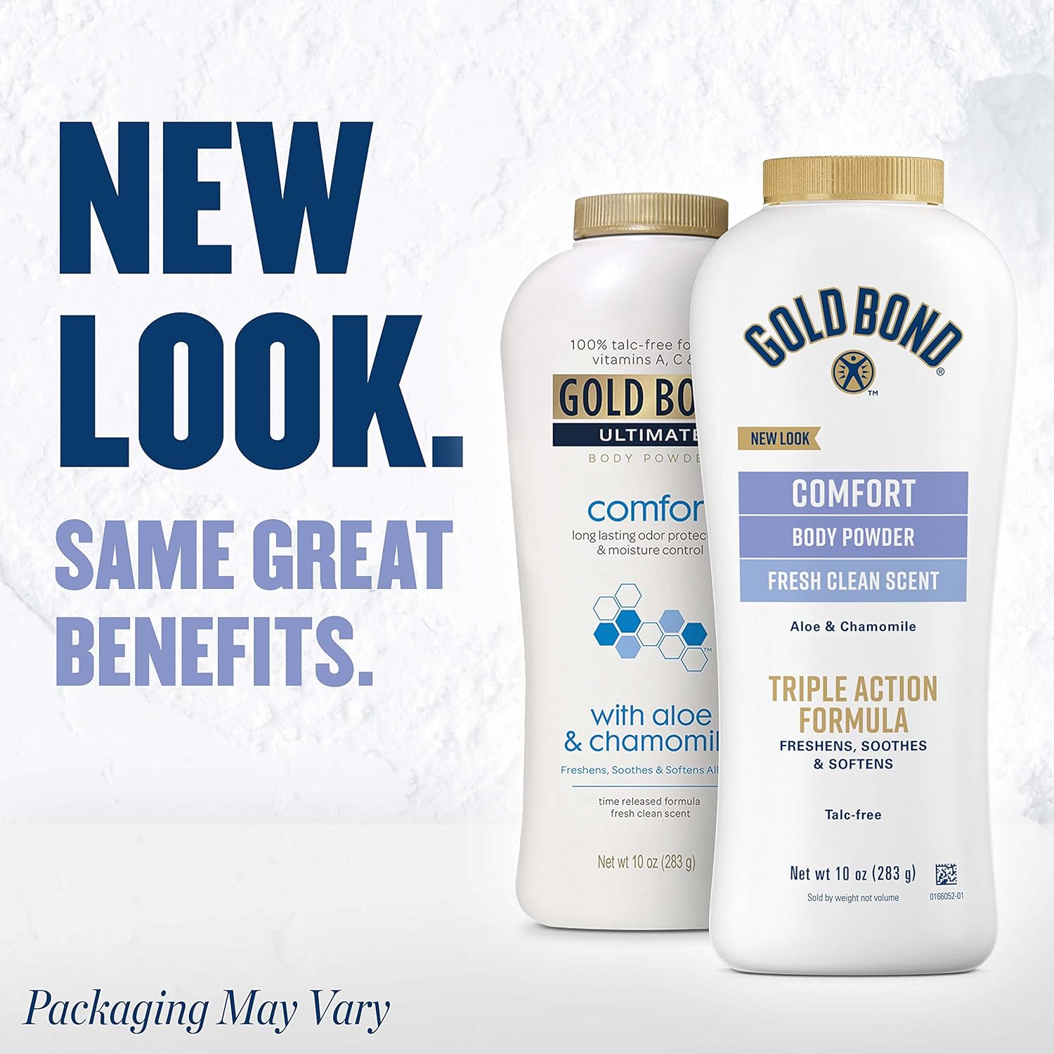 Gold Bond Comfort Body Powder, 10 oz., Talc - Free, Fresh Clean Scent With Aloe & Chamomile - 7DAY'S