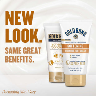 Gold Bond Softening Foot Cream, 4 oz., With Shea Butter to Soften Rough & Dry Feet - 7DAY'S