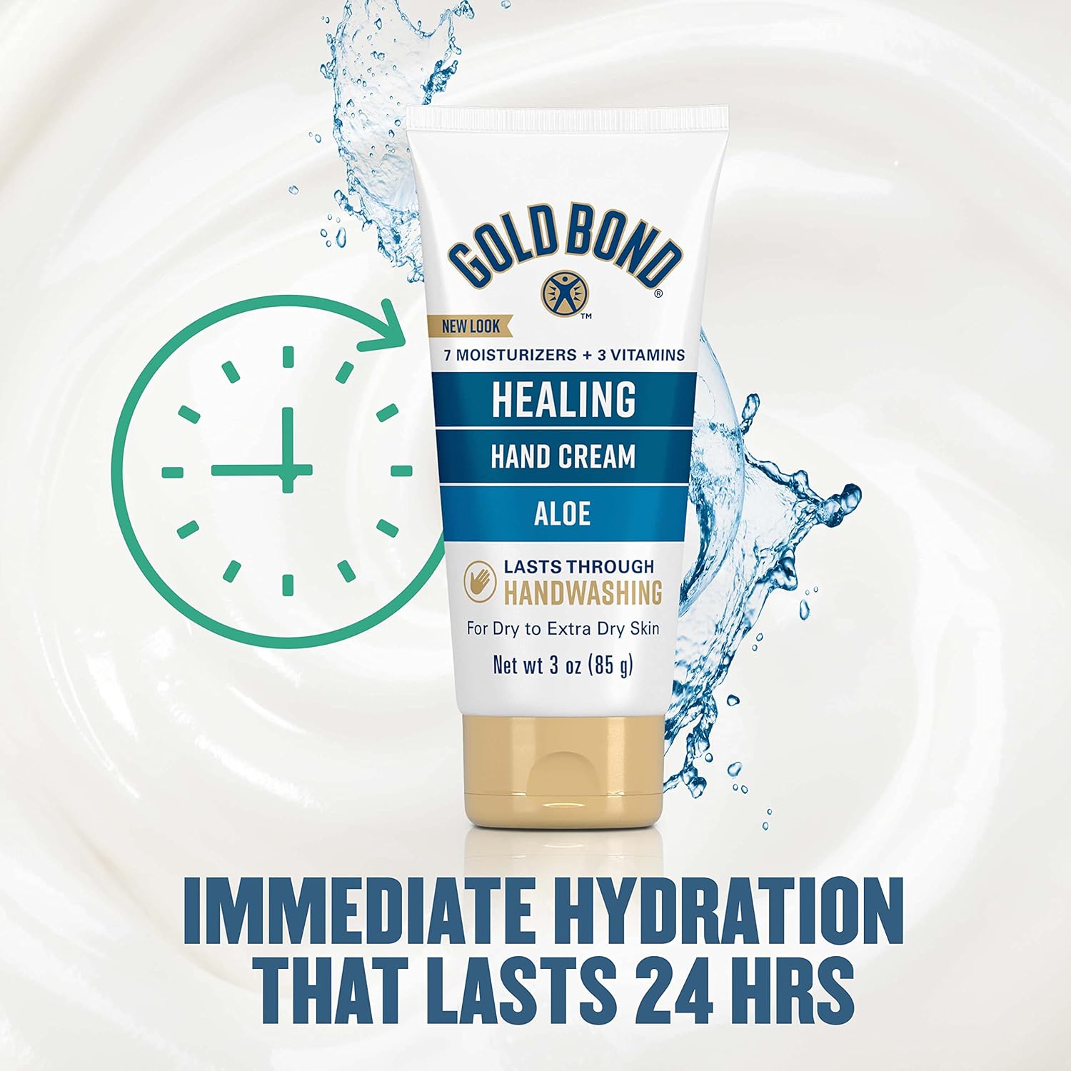Gold Bond Ultimate Healing Hand Cream, 3 oz., Lasts Through Handwashing - 7DAY'S