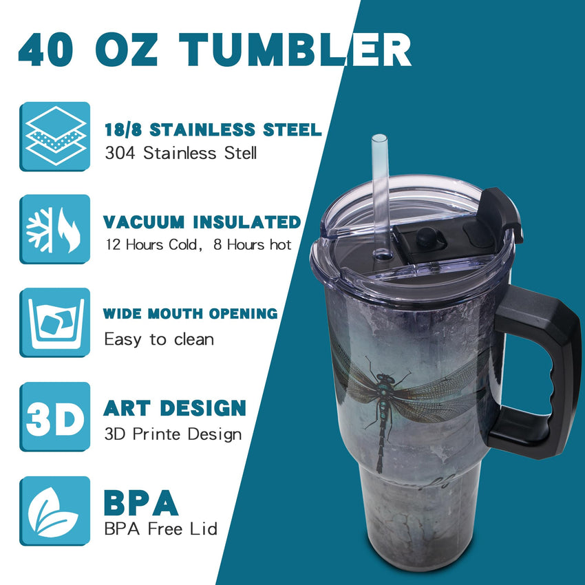 Gome 40oz Neon Gaming Tumbler - Gamer Gifts for Men & Boys - Birthday Gifts for Game Lovers, Boyfriend Insulated Stainless Steel Gamer Cup with Handle - 7DAY'S