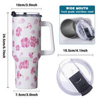 Gome 40oz Neon Gaming Tumbler - Gamer Gifts for Men & Boys - Birthday Gifts for Game Lovers, Boyfriend Insulated Stainless Steel Gamer Cup with Handle - 7DAY'S