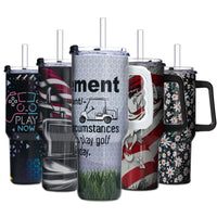 Gome 40oz Neon Gaming Tumbler - Gamer Gifts for Men & Boys - Birthday Gifts for Game Lovers, Boyfriend Insulated Stainless Steel Gamer Cup with Handle - 7DAY'S