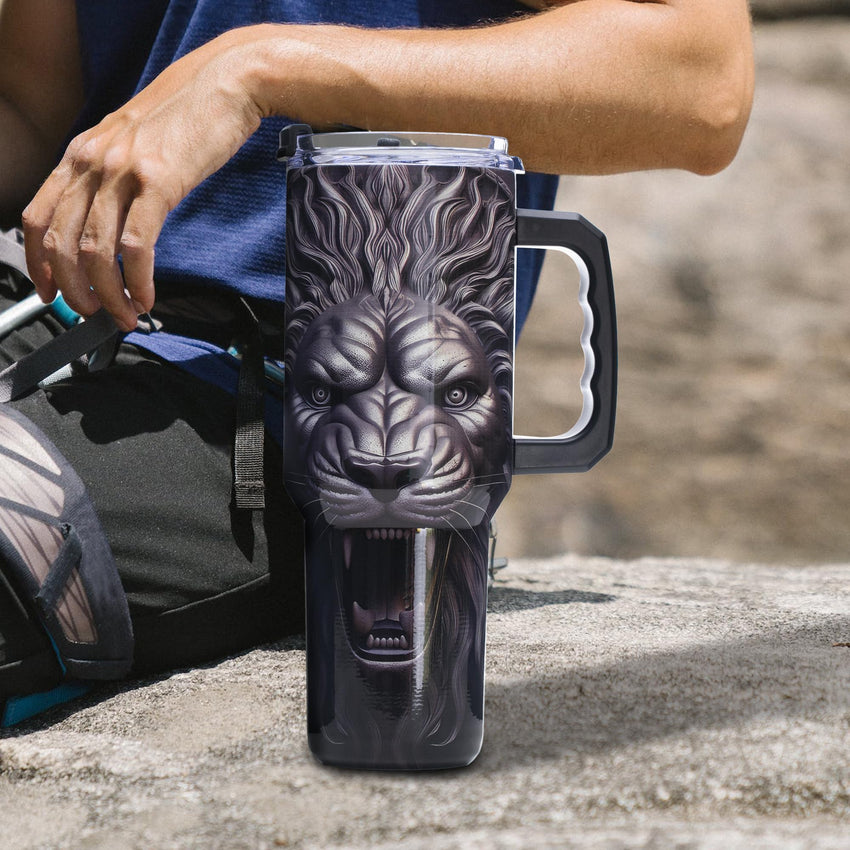 Gome 40oz Neon Gaming Tumbler - Gamer Gifts for Men & Boys - Birthday Gifts for Game Lovers, Boyfriend Insulated Stainless Steel Gamer Cup with Handle - 7DAY'S