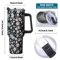 Gome 40oz Neon Gaming Tumbler - Gamer Gifts for Men & Boys - Birthday Gifts for Game Lovers, Boyfriend Insulated Stainless Steel Gamer Cup with Handle - 7DAY'S