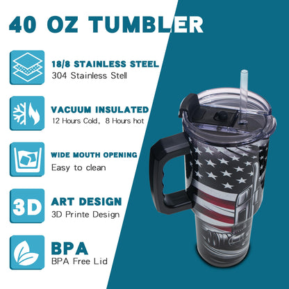 Gome 40oz Neon Gaming Tumbler - Gamer Gifts for Men & Boys - Birthday Gifts for Game Lovers, Boyfriend Insulated Stainless Steel Gamer Cup with Handle - 7DAY'S