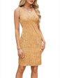 GRACE KARIN Sequin Dress for Women 2025 Sleeveless V - Neck Sparkly Glitter Cocktail Party Club Bodycon Dress - 7DAY'S