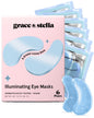 grace & stella Award Winning Under Eye Mask - Travel Essentials - Birthday Gifts for Women - Gel Eye Patches for Dark Circles, Puffy Eyes, Wrinkles, Undereye Bags - Vegan - Self Care (24 Pairs, Gold) - 7DAY'S