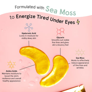 grace & stella Award Winning Under Eye Mask - Travel Essentials - Birthday Gifts for Women - Gel Eye Patches for Dark Circles, Puffy Eyes, Wrinkles, Undereye Bags - Vegan - Self Care (24 Pairs, Gold) - 7DAY'S