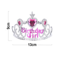 Grevosea Birthday Crown Headband Happy Birthday Accessory Decoration Gift Grevosea13cm*9cm 12pcs - 7DAY'S