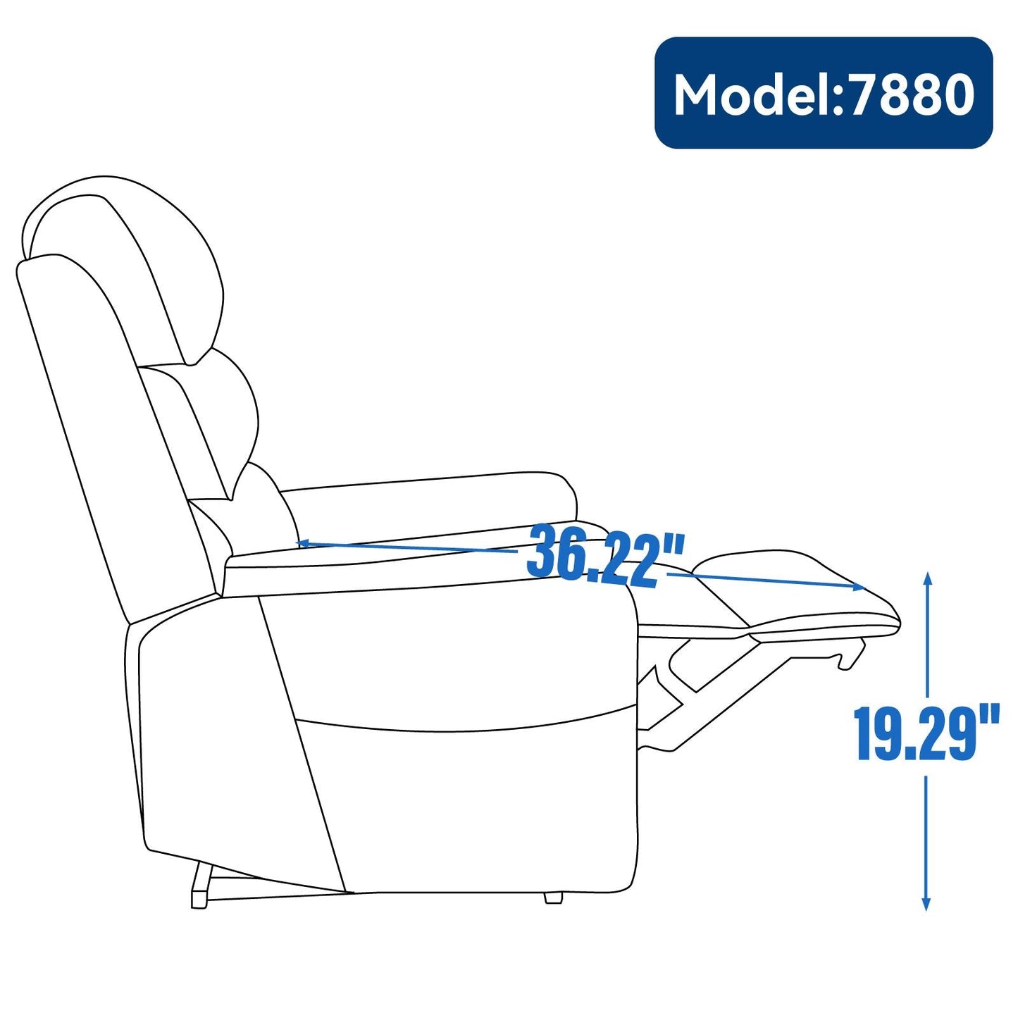 Grey Chenille Dual Motor Infinite Position Up to 350 LBS Power Lift Recliner Chair with Power - Remote, Heat Massage and Heavy Duty Motion Mechanism - 7DAY'S