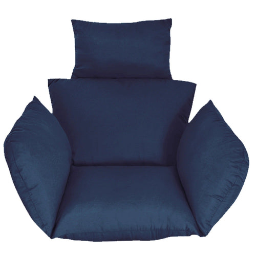 Grey/red/black/blue/brown egg chair cushions, hanging basket chair cushions with pillows, soft outdoor swing cushions, can be replaced with terrace egg chair covers in multiple colors