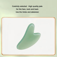 Gua Sha Board 2PCS Massage Stone for Facial Body Skincare Roller Scraping Massager Natural Resin Facial Lifting Scraper Neck Anti Wrinkle Massager Tool - 7DAY'S