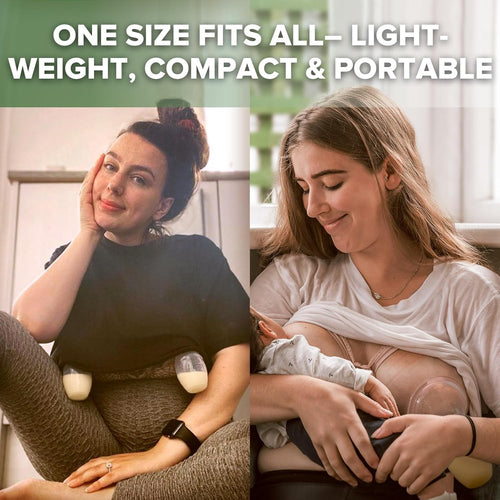 haakaa Manual Breast Pump for Breastfeeding, Silicone, Clear 4oz/100ml - 7DAY'S