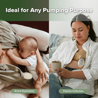 haakaa Manual Breast Pump for Breastfeeding, Silicone, Clear 4oz/100ml - 7DAY'S