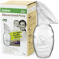 haakaa Manual Breast Pump for Breastfeeding, Silicone, Clear 4oz/100ml - 7DAY'S