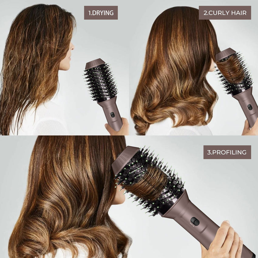 Hair Dryer Brush Blow Dryer Brush in One, 4 in 1 Hair Dryer and Styler Volumizer, Professional Hot Air Brush - 7DAY'S