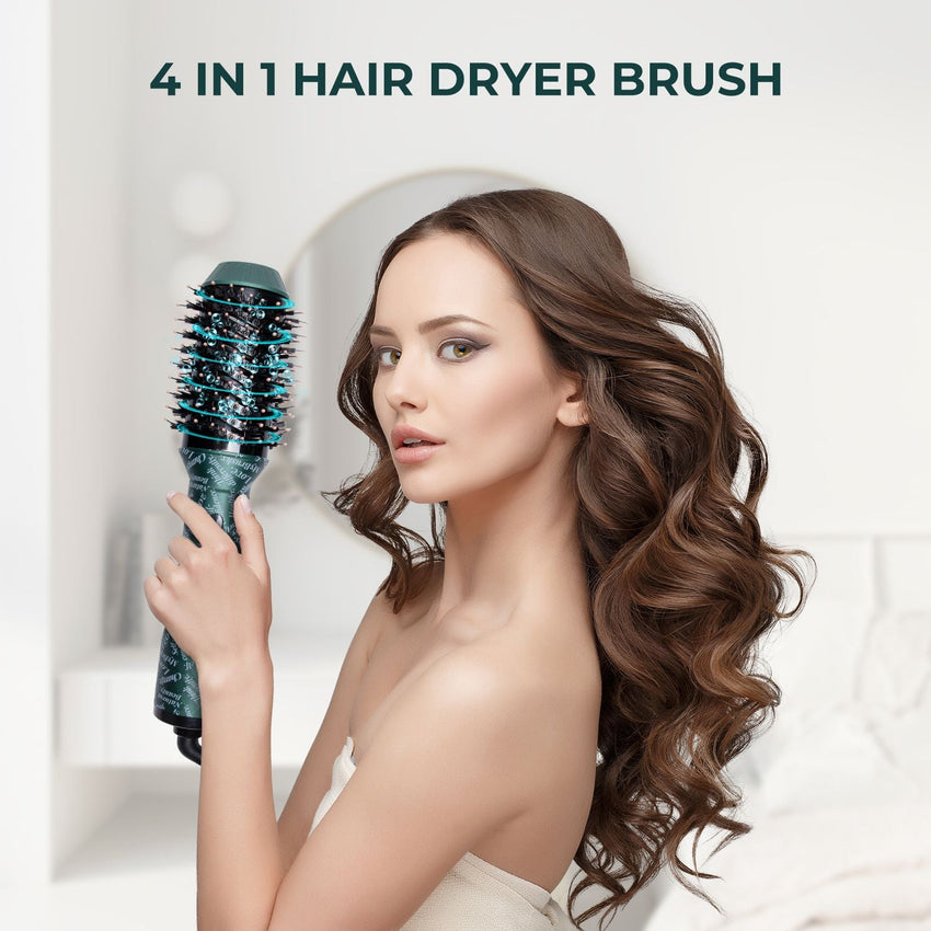 Hair Dryer Brush Blow Dryer Brush in One, 4 in 1 Hair Dryer and Styler Volumizer, Professional Hot Air Brush - 7DAY'S