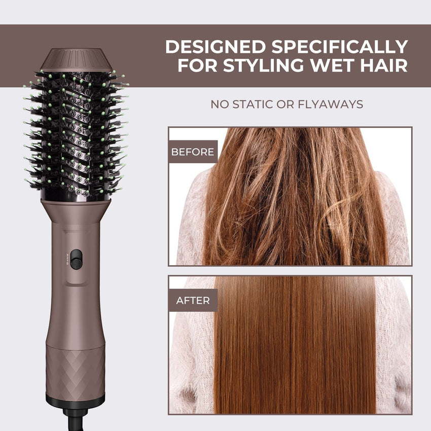Hair Dryer Brush Blow Dryer Brush in One, 4 in 1 Hair Dryer and Styler Volumizer, Professional Hot Air Brush - 7DAY'S