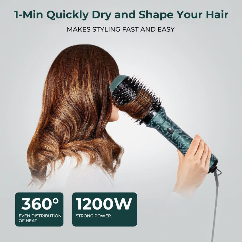 Hair Dryer Brush Blow Dryer Brush in One, 4 in 1 Hair Dryer and Styler Volumizer, Professional Hot Air Brush - 7DAY'S