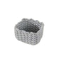 Handmade Woven Storage Basket - Portable Desktop Organizer for Cosmetics, Toiletries, Home Decor | Rattan Basket for Living Room, Bedroom, Bathroom（Super good qualiey） (White) - 7DAY'S