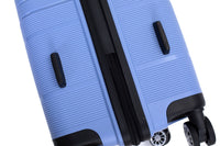 Hardshell Suitcase Double Spinner Wheels PP Luggage Sets Lightweight Durable Suitcase with TSA Lock,3 - Piece Set (20/24/28) , Purplish Blue - 7DAY'S