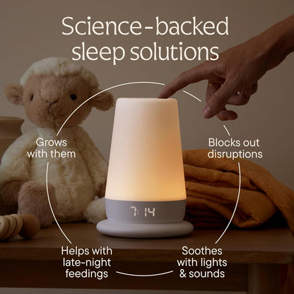 Hatch Rest Baby Sound Machine, Night Light | 2nd Gen | Registry Essential, Sleep Trainer, Routine Builder, Time - to - Rise Alarm Clock, White Noise Soother, Nursery Stories, Toddler Kids Bedroom (Wi - Fi) - 7DAY'S