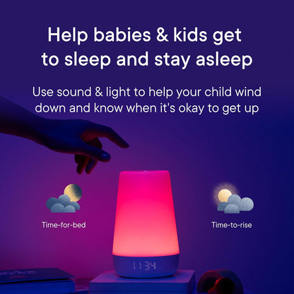 Hatch Rest Baby Sound Machine, Night Light | 2nd Gen | Registry Essential, Sleep Trainer, Routine Builder, Time - to - Rise Alarm Clock, White Noise Soother, Nursery Stories, Toddler Kids Bedroom (Wi - Fi) - 7DAY'S