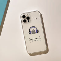 Headset Printed Transparent Phone Case For IPhone14/14Plus/14Pro/14Pro Max; iPhone13/13Mini/13Pro/13Pro Max; iPhone12/12Mini/12Pro/12Pro Max; iPhone11/11Pro/11Pro Max; iPhoneX/XR/XS/XS Max; iPhone 8/7 - 7DAY'S