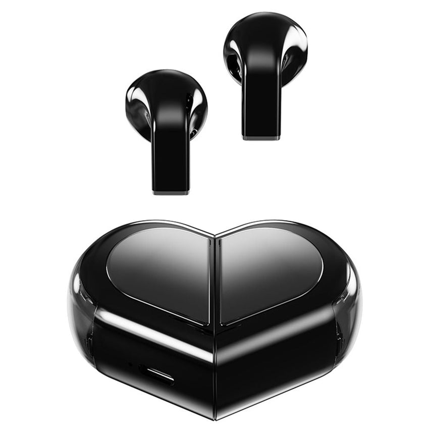 Heart - Shaped Earphones Rotatable Wireless Bluetooth In - Ear Earbuds Model K520 - 7DAY'S