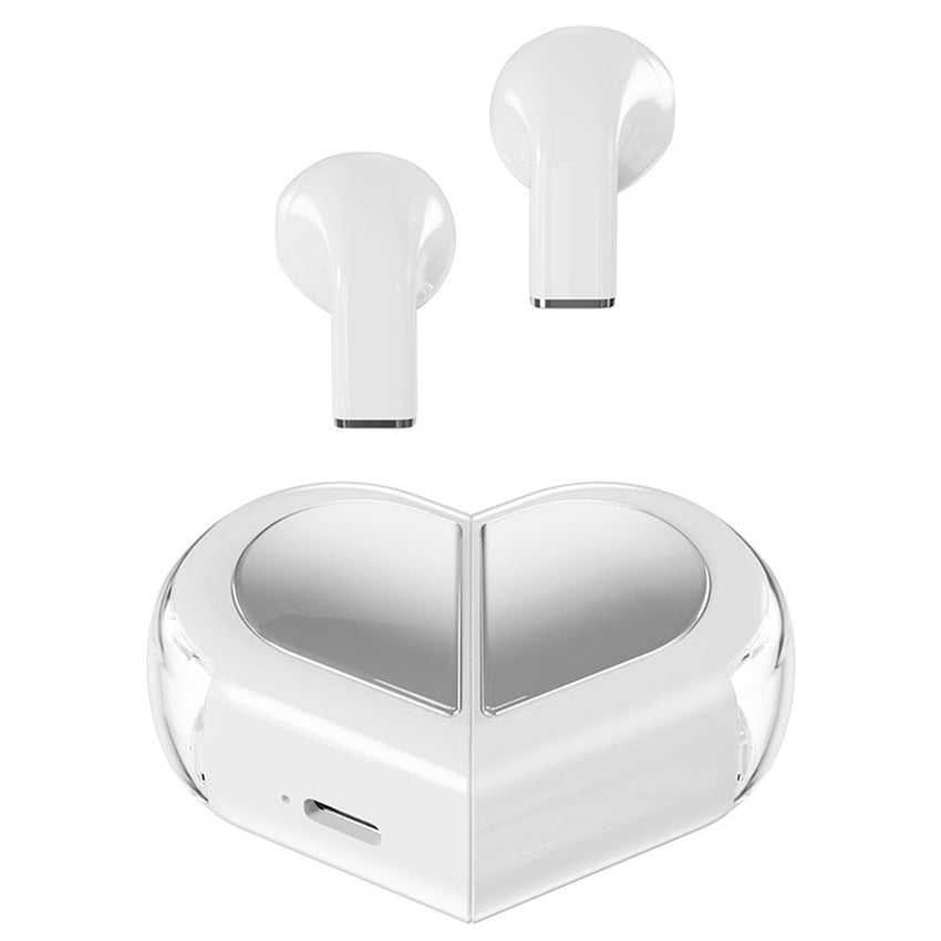 Heart - Shaped Earphones Rotatable Wireless Bluetooth In - Ear Earbuds Model K520 - 7DAY'S