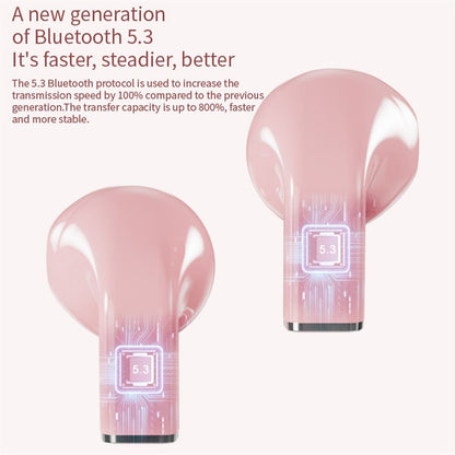 Heart - Shaped Earphones Rotatable Wireless Bluetooth In - Ear Earbuds Model K520 - 7DAY'S