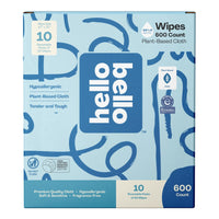 Hello Bello Extra Gentle Unscented Baby Wipes, Plant Based, Made with 99% Water and Aloe for Babies and Kids, 720 Count - 7DAY'S