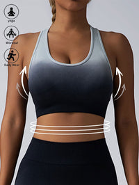 High Impact Sports Bras For Women,Racerback Running Bra Workout Crop Tank Tops Longline Sports Bra Push Up - 7DAY'S