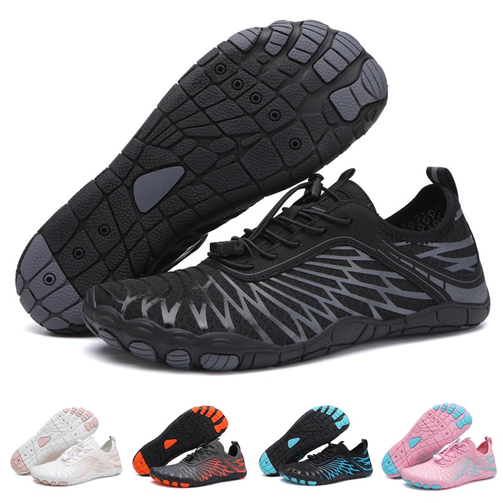Hiking Barefoot Shoes Womens Mens,Pro - Healthy&Non - Slip Water Shoe for Women Men, Wide Toe Running Shoes Boots Sneakers Unisex - 7DAY'S