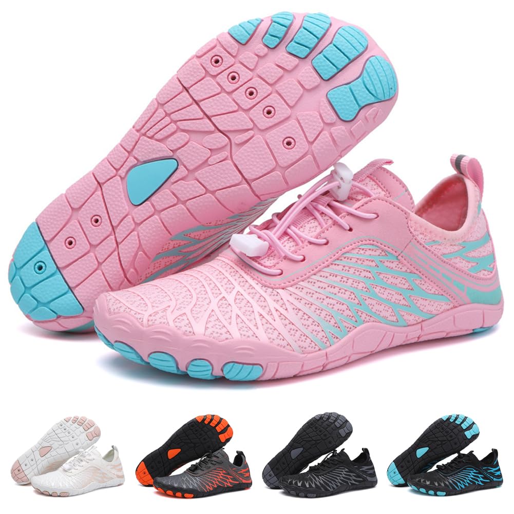 Hiking Barefoot Shoes Womens Mens,Pro - Healthy&Non - Slip Water Shoe for Women Men, Wide Toe Running Shoes Boots Sneakers Unisex - 7DAY'S