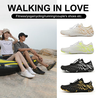 Hiking Barefoot Shoes Womens Mens,Pro - Healthy&Non - Slip Water Shoe for Women Men, Wide Toe Running Shoes Boots Sneakers Unisex - 7DAY'S