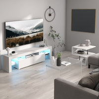 HOMCOM 32" Clear Acrylic Coffee Table, 0.5In Thick C - Shape Waterfall End Coffee Table, Multipurpose Lucite Tea Table for Living Room - 7DAY'S
