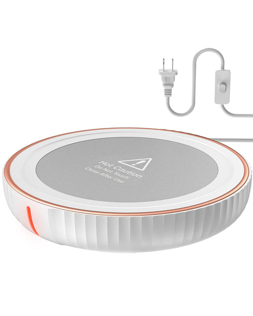 HouseGem Large Candle Warmer Plate,Ideal Desk Cup Warmer for Coffee, Beverages, Milk & Tea (Black) - 7DAY'S