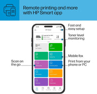HP LaserJet Pro MFP 3101fdw Wireless Black & White All - in - One Laser Printer, Scanner, Copier, Fax, Best - for - Office (3G628F) - 7DAY'S