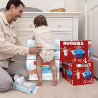 Huggies Natural Care Cucumber, Aloe and Vitamin E Baby Wipes, Hypoallergenic, Scented, 10 Flip - Top Packs (560 Wipes Total), Packaging May Vary - 7DAY'S