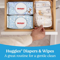Huggies Natural Care Cucumber, Aloe and Vitamin E Baby Wipes, Hypoallergenic, Scented, 10 Flip - Top Packs (560 Wipes Total), Packaging May Vary - 7DAY'S