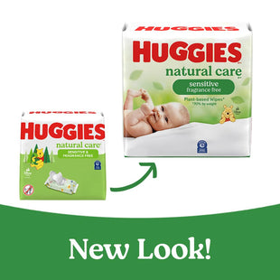 Huggies Natural Care Sensitive Baby Wipes, Hypoallergenic, 99% Purified Water, 3 Refill Packs (624 Wipes Total) - 7DAY'S