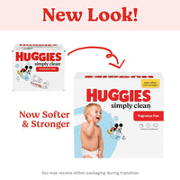Huggies Simply Clean Unscented Baby Diaper Wipes, 11 Flip - Top Packs (704 Wipes Total), Packaging May Vary - 7DAY'S