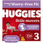 Huggies Size 5 Diapers, Little Movers Baby Diapers, Size 5 (27+ lbs), 132 Count (2 Packs of 66), Packaging May Vary - 7DAY'S