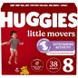Huggies Size 5 Diapers, Little Movers Baby Diapers, Size 5 (27+ lbs), 132 Count (2 Packs of 66), Packaging May Vary - 7DAY'S